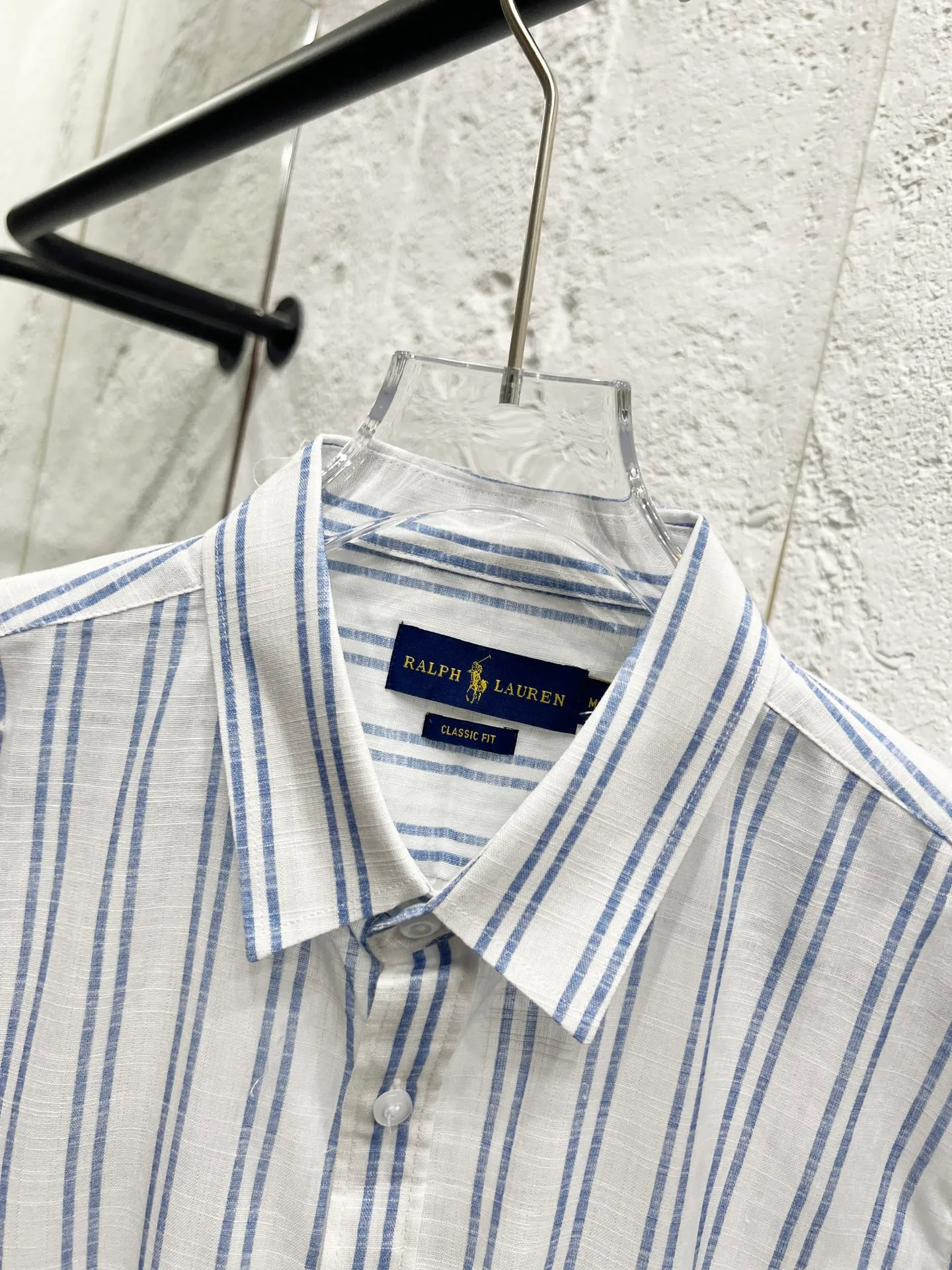 P192 Style number: T56 Ralph Lauren & Ralph Lauren small striped shirt made of slub cotton, can be used as a sun protection shirt Color: blue Size: M (110-125 pounds) L (125-140 pounds) XL (140-155 pounds) 2XL (155-170 pounds)